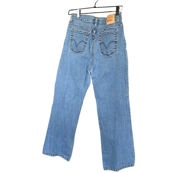Levi’s Perfectly Slimming 512 Bootcut Women’s Blue Jean size 10 short - Picture 2 of 13